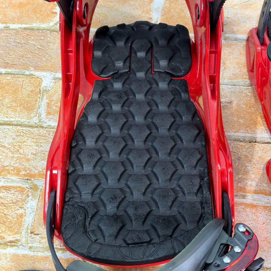 SALOMON RYTHEM サイズS バインディング スノーボード レッド 赤