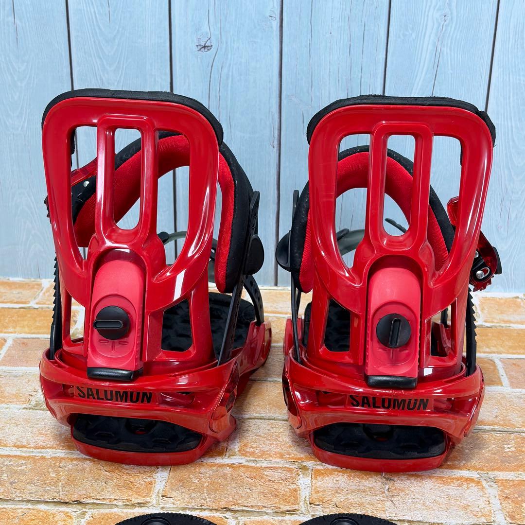 SALOMON RYTHEM サイズS バインディング スノーボード レッド 赤