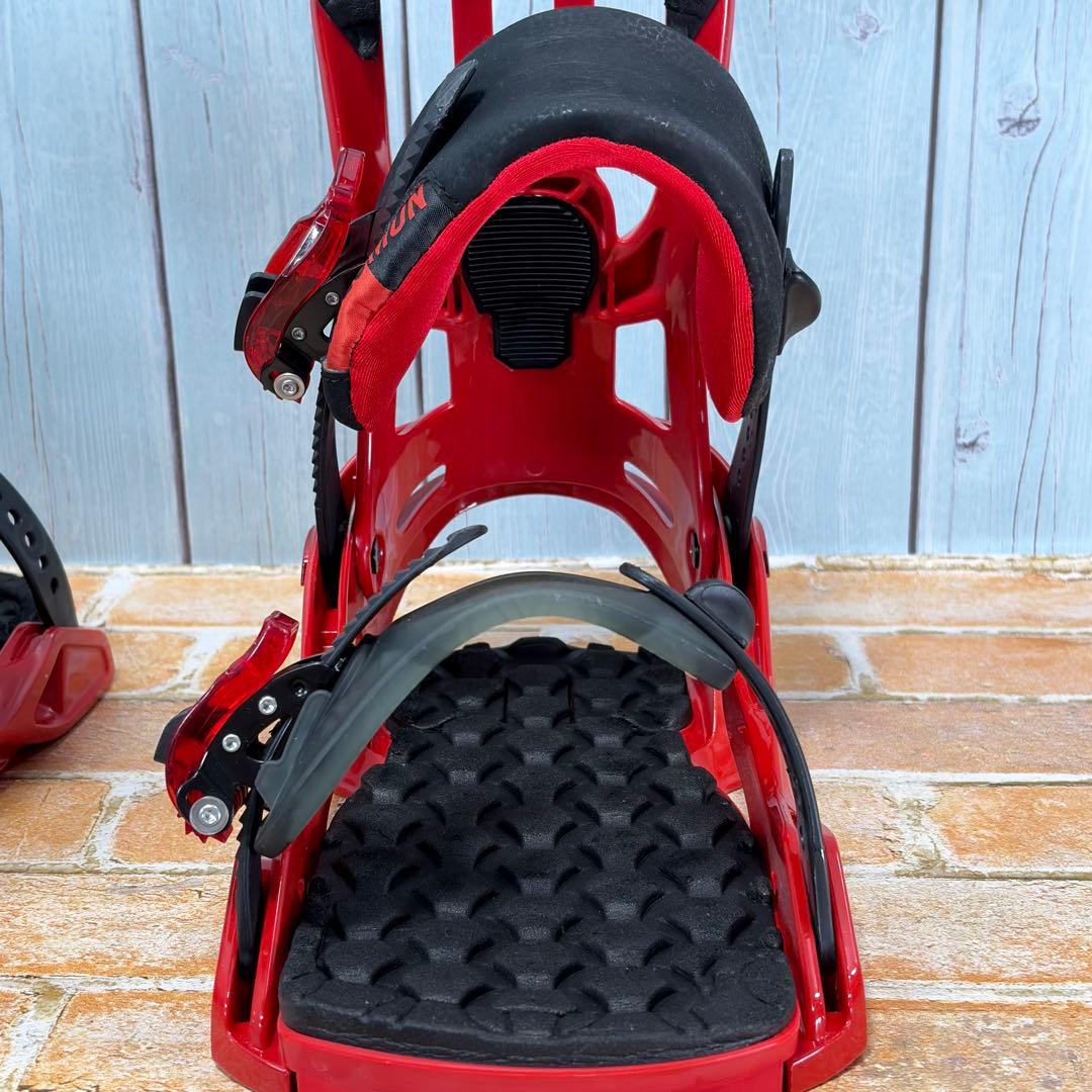 SALOMON RYTHEM サイズS バインディング スノーボード レッド 赤