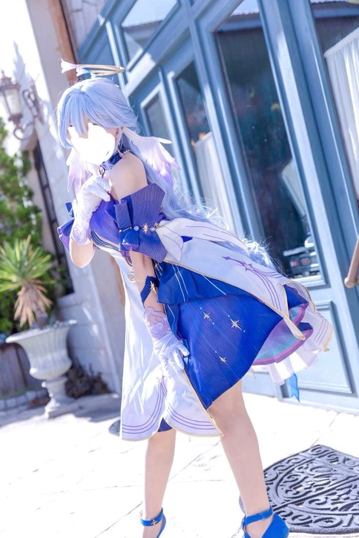 崩壊スターレイル　ロビン　コスプレ衣装+ウィッグ+靴　Lサイズ