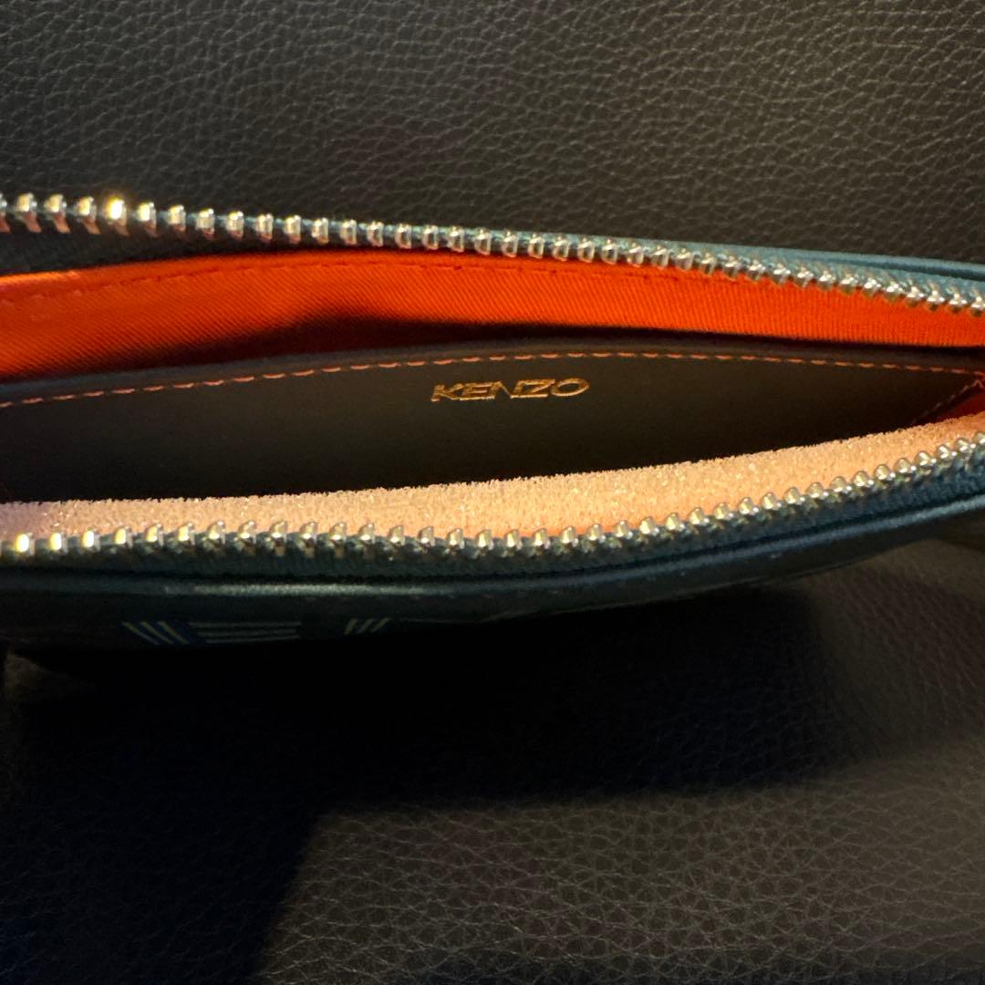 【KENZO 】新品グリーンレザー ケース