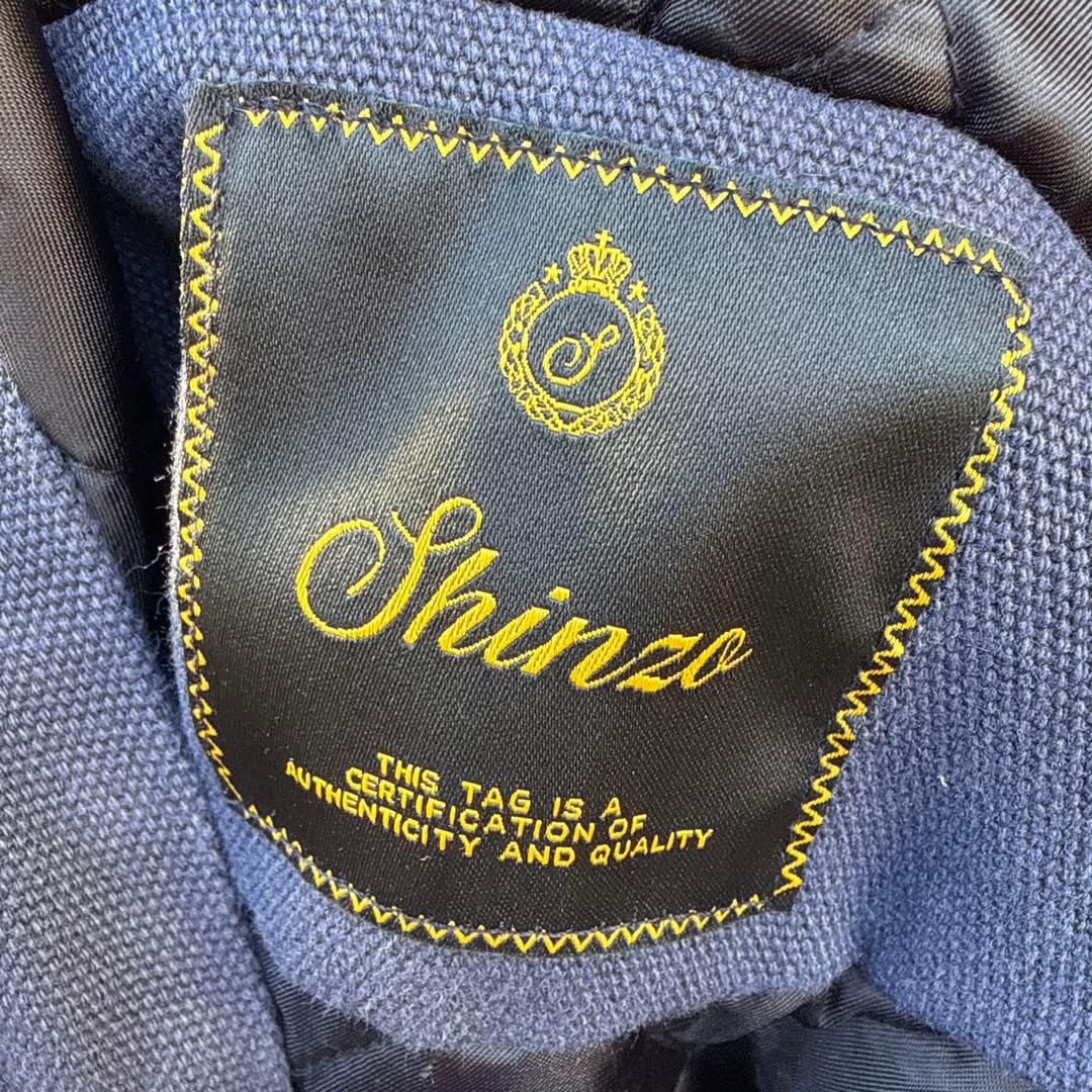 ジャケット・アウター Shizo Navy Canvas Clasp Bomber Jacket L