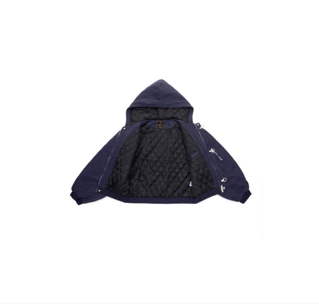 ジャケット・アウター Shizo Navy Canvas Clasp Bomber Jacket L