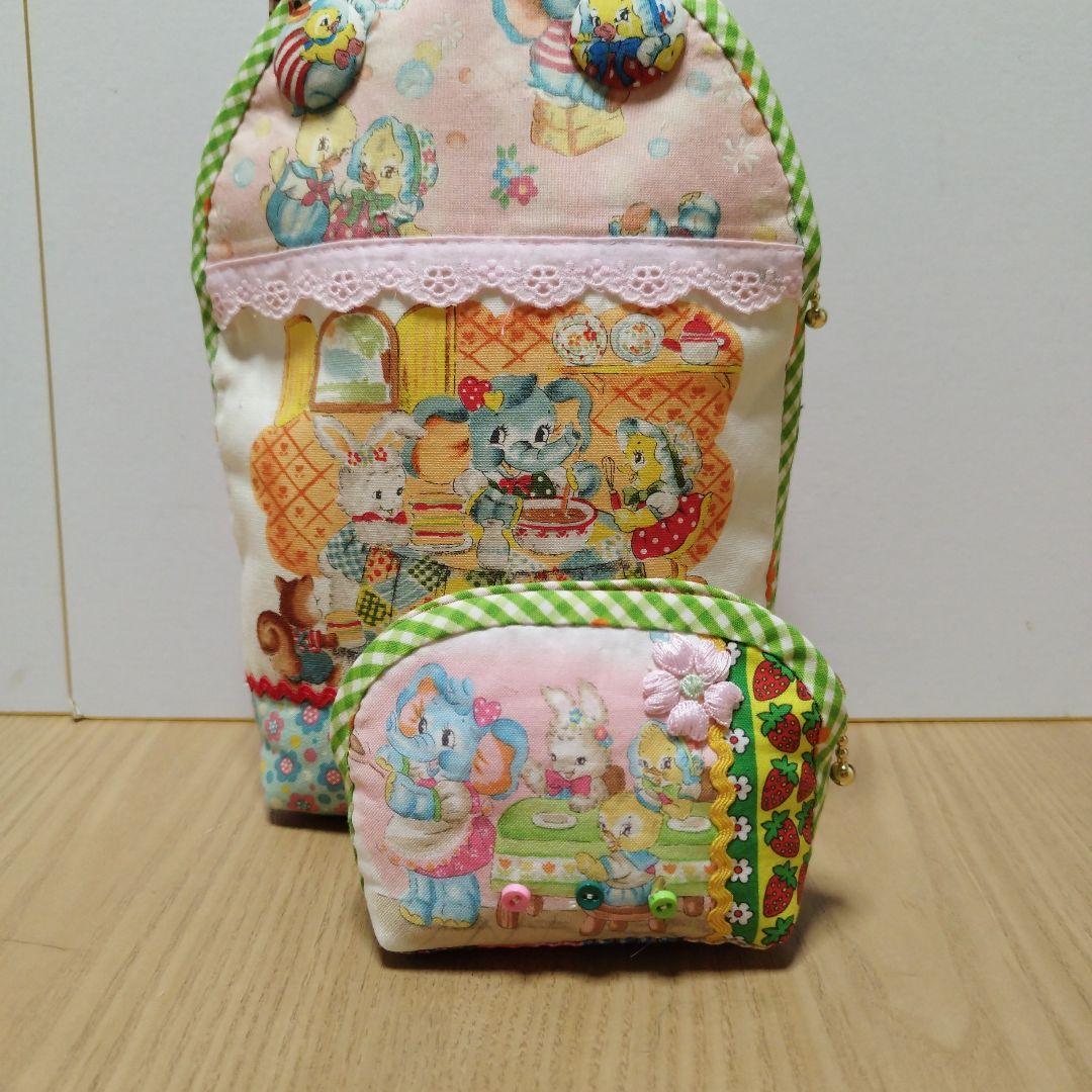 れいです。トートバッグとポーチのセット