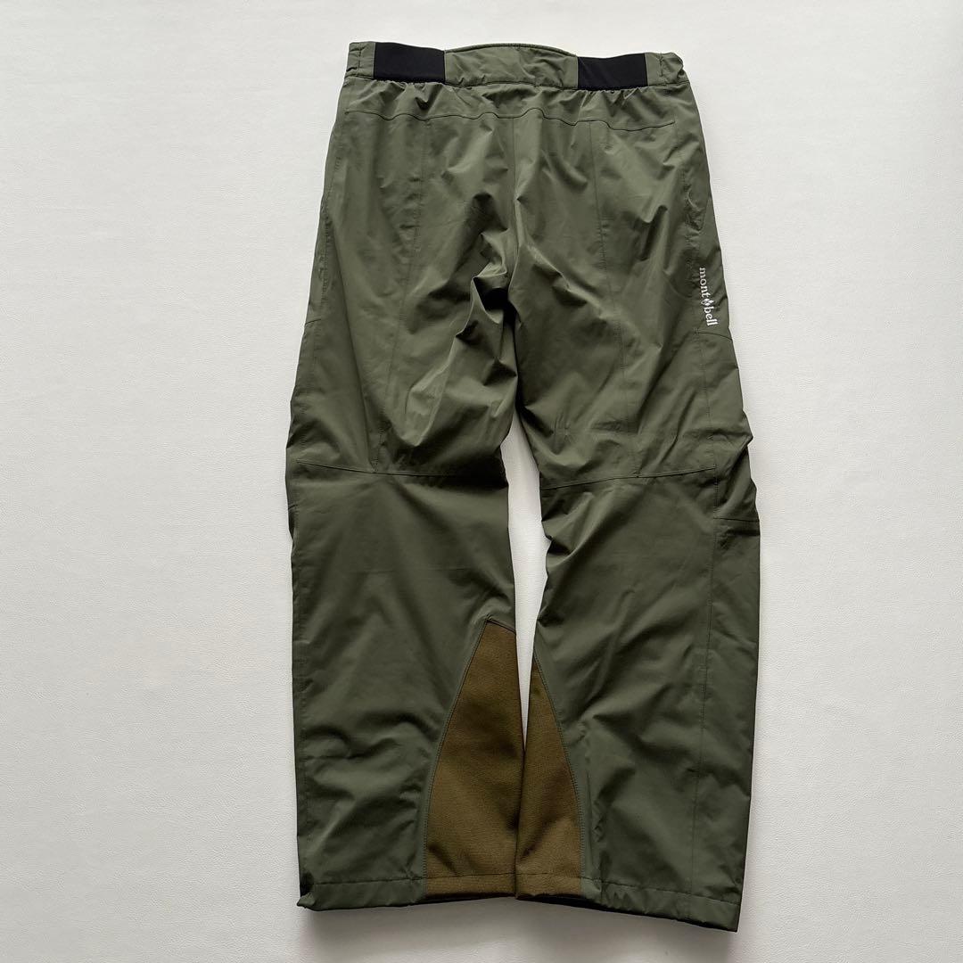 02436-7 モンベル　スキーウェア　パウダーステップ　ダークグリーン　L