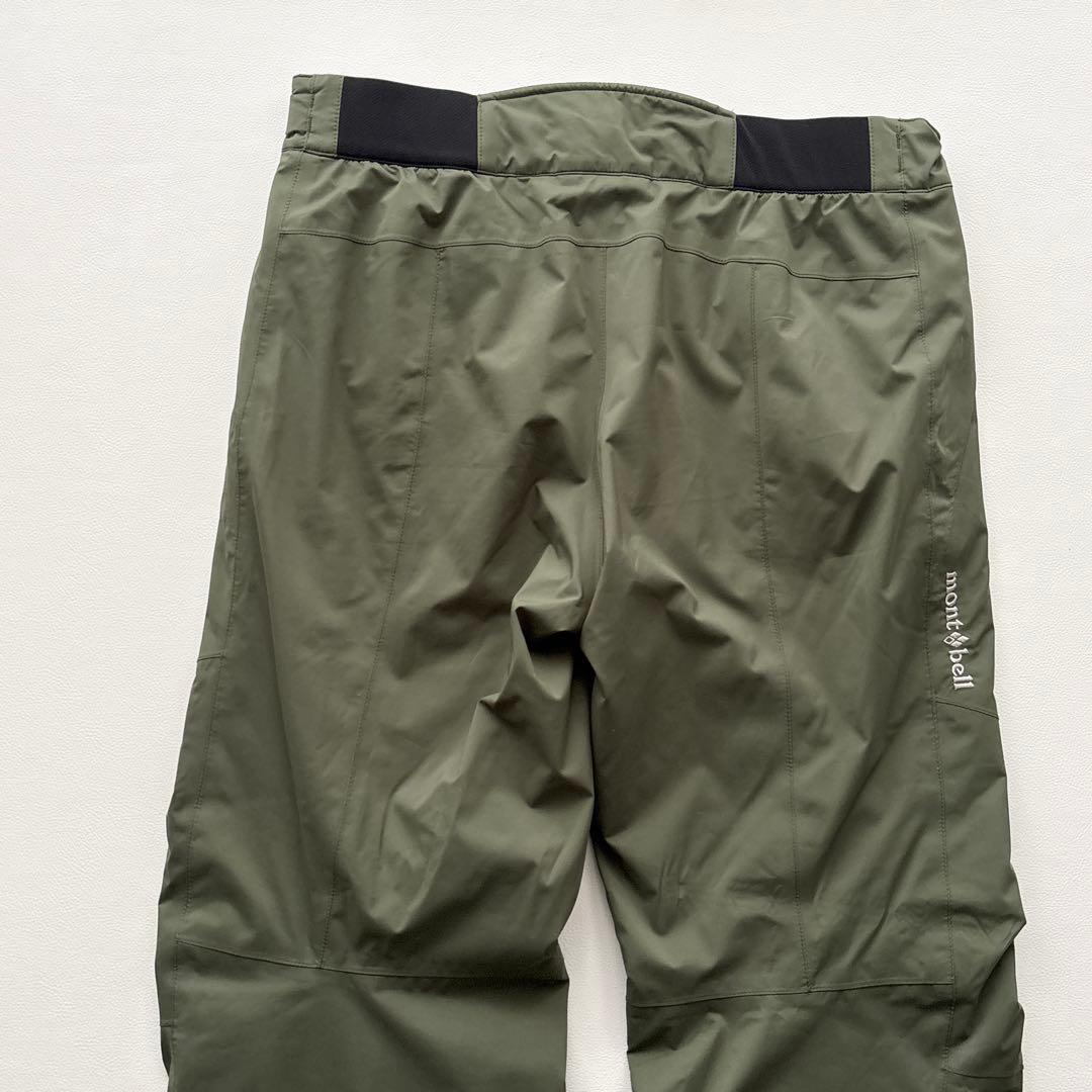 02436-7 モンベル　スキーウェア　パウダーステップ　ダークグリーン　L