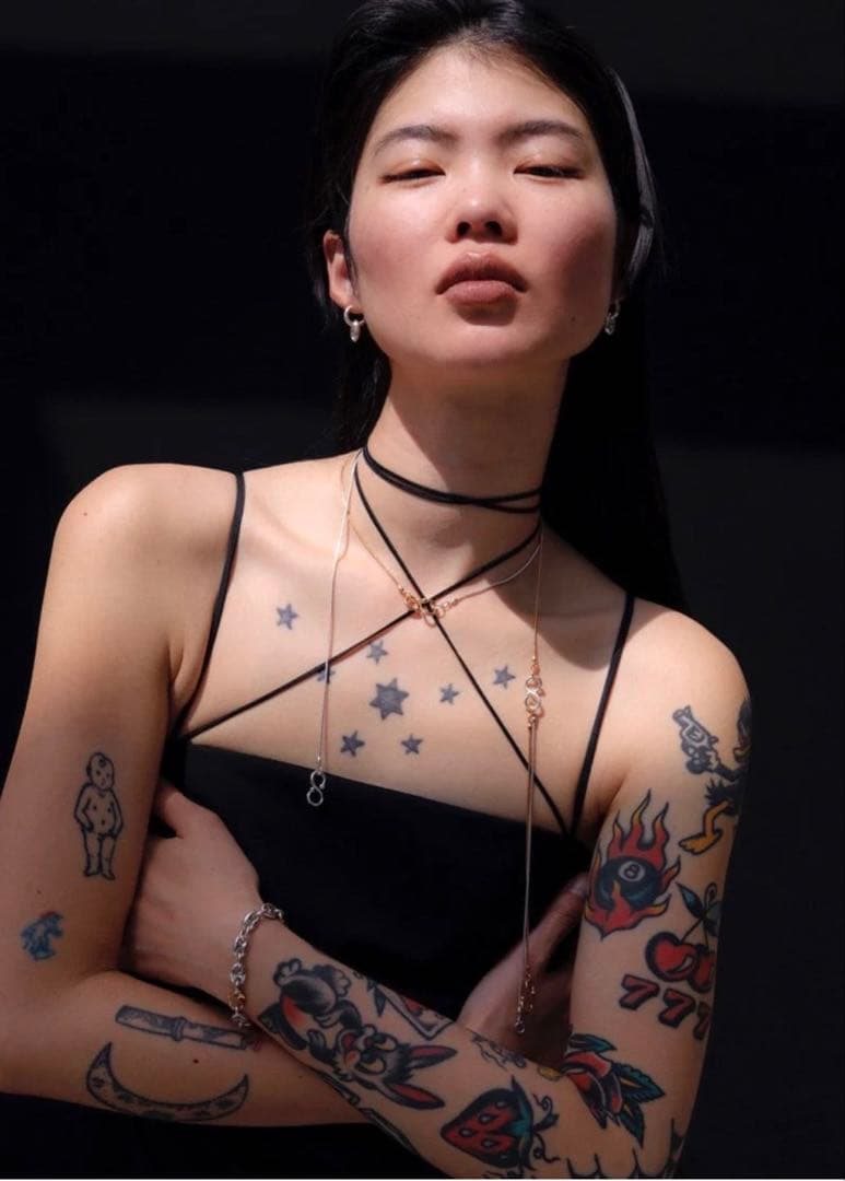 【ヒアーズ・完売品】h'eres INES 08 NECKLACE GOLD