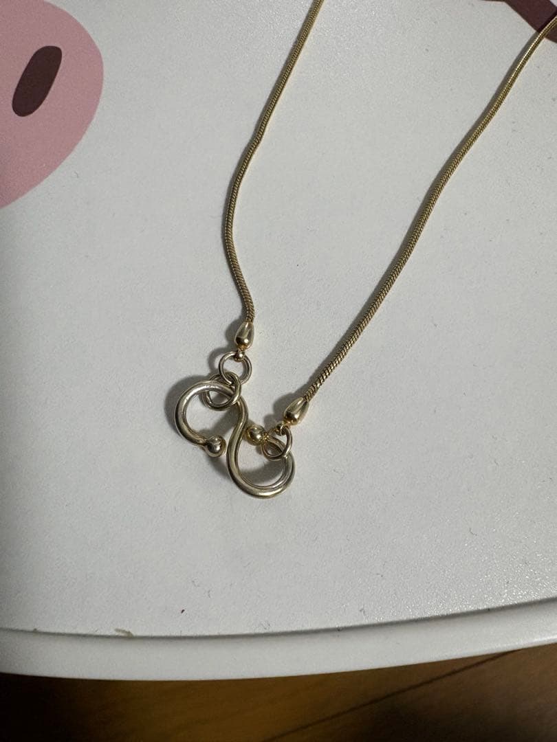 【ヒアーズ・完売品】h'eres INES 08 NECKLACE GOLD