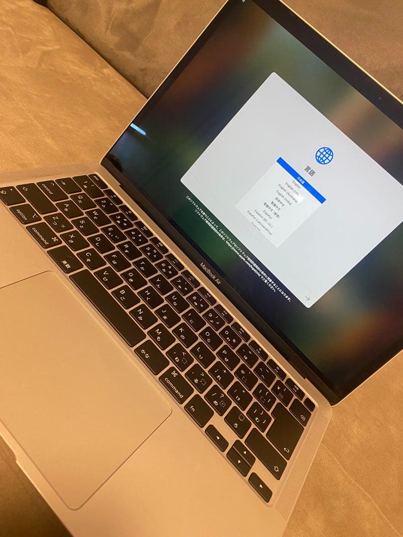 【美品 充放電16回】MacBook Air シルバー 2020年