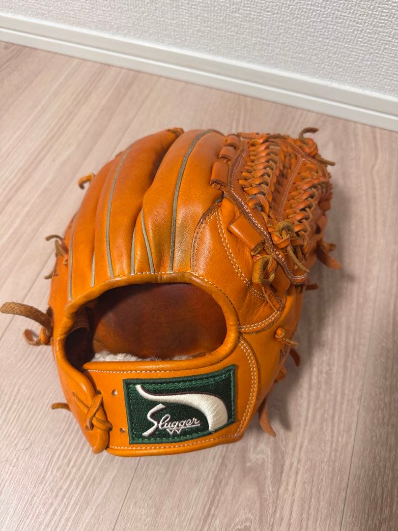 Slugger Aggressive 軟式グローブ オレンジ