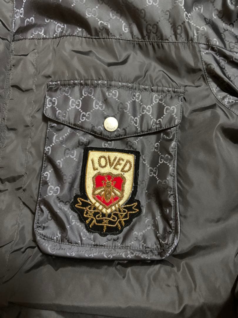 GUCCI グッチ　シグネチャー　ダウンジャケット　メンズ　XL 極美品　本物