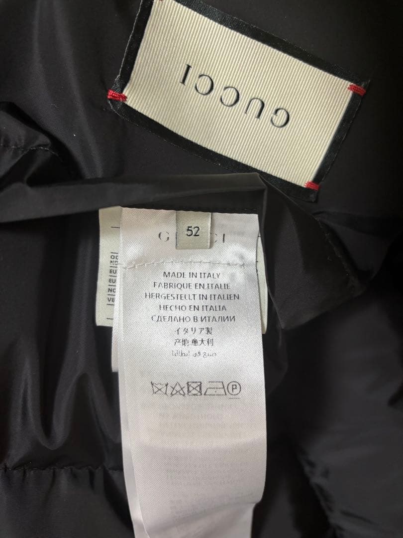 GUCCI グッチ　シグネチャー　ダウンジャケット　メンズ　XL 極美品　本物