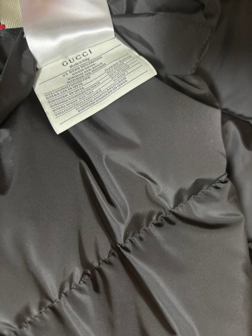 GUCCI グッチ　シグネチャー　ダウンジャケット　メンズ　XL 極美品　本物