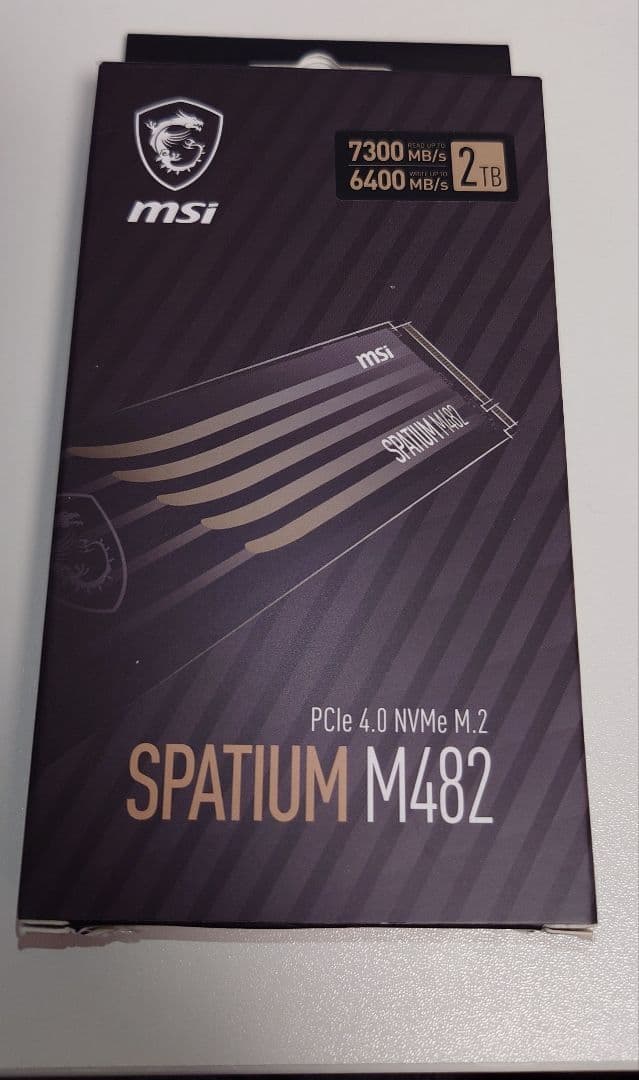 内蔵型SSD MSI SPATIUM M482 2TB M.2 TLC SSD