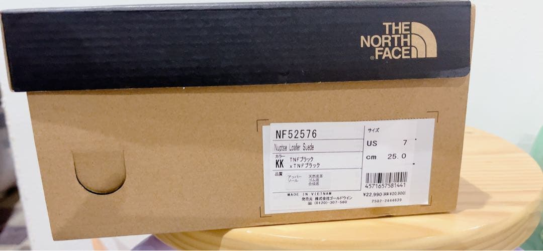 The North Face ブラック スリッポン