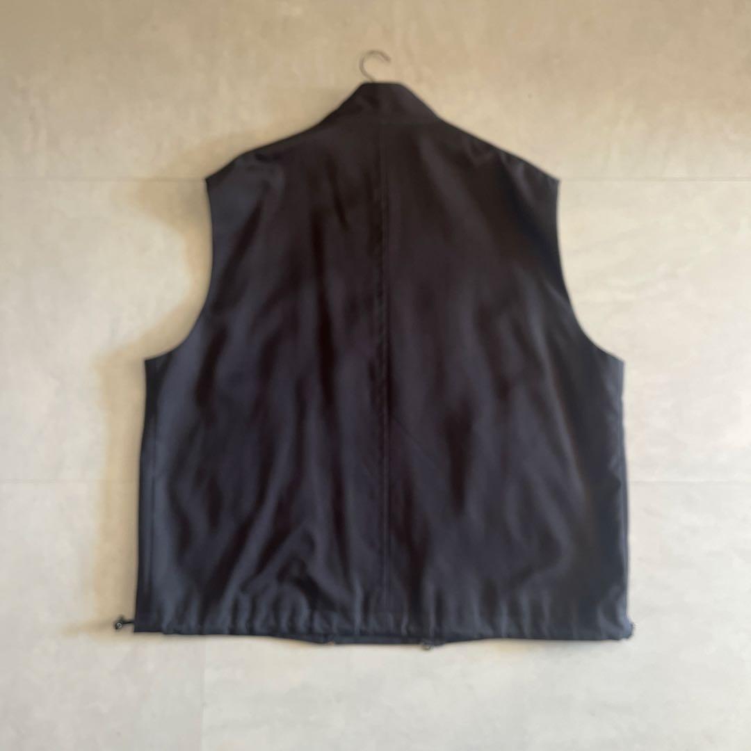 UJOH グレー ダブルジップベスト