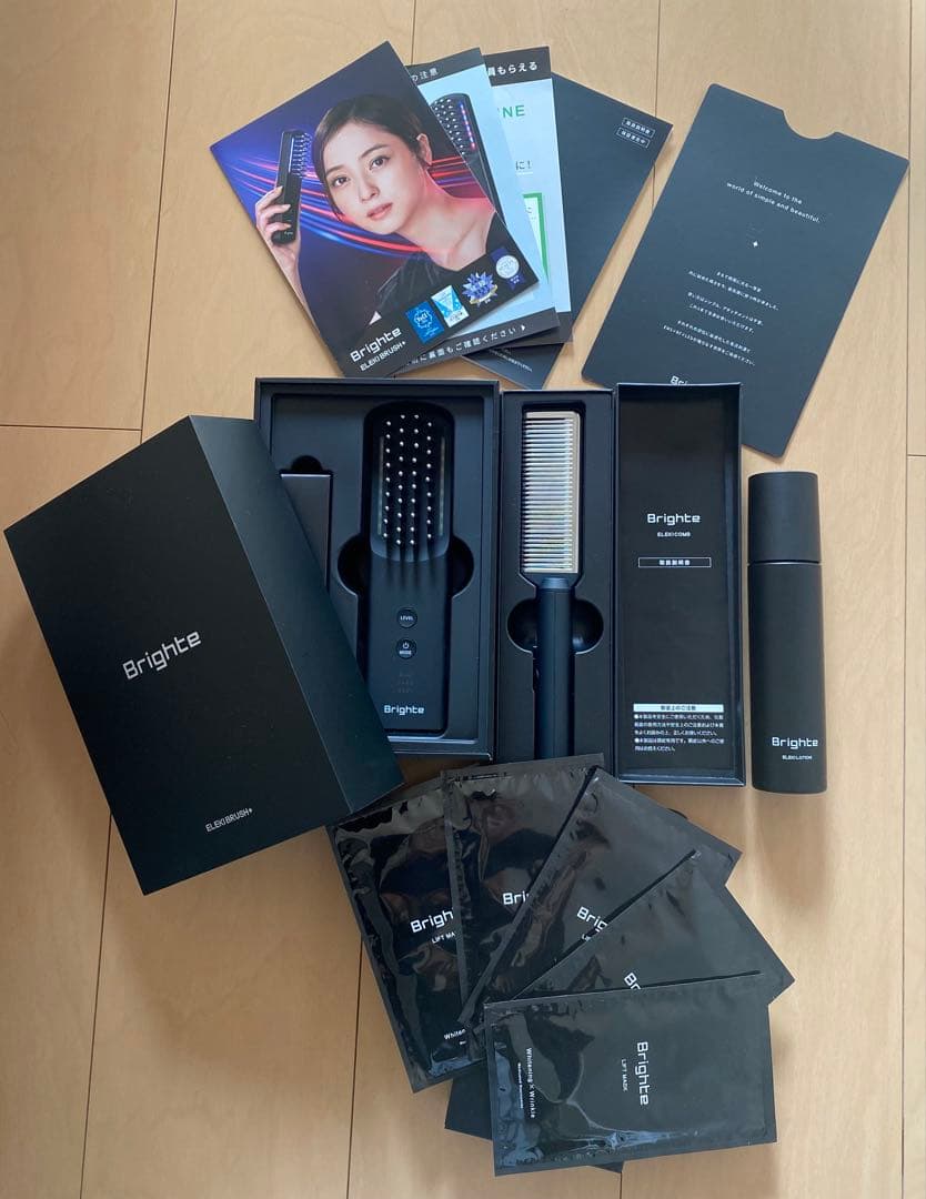 【2度使用のみ】Brighte ELEKI BRUSH+ スカルプ美顔器