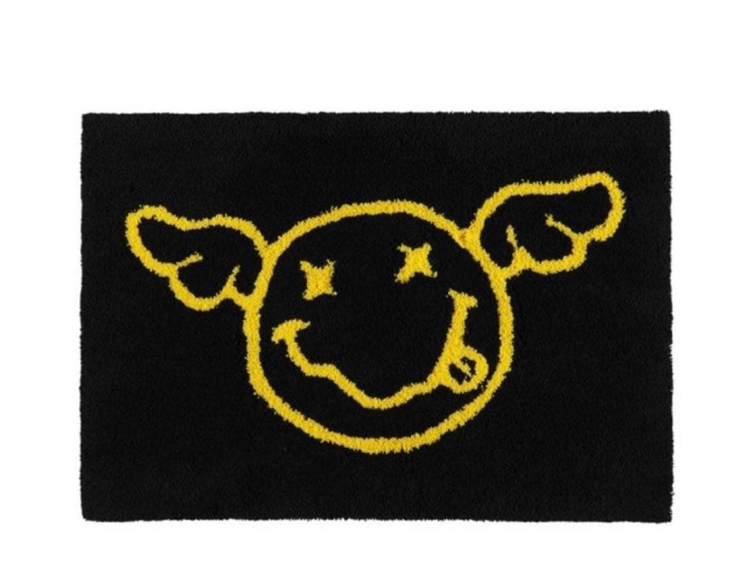 nirvana カートコバーン　dface ラグマット