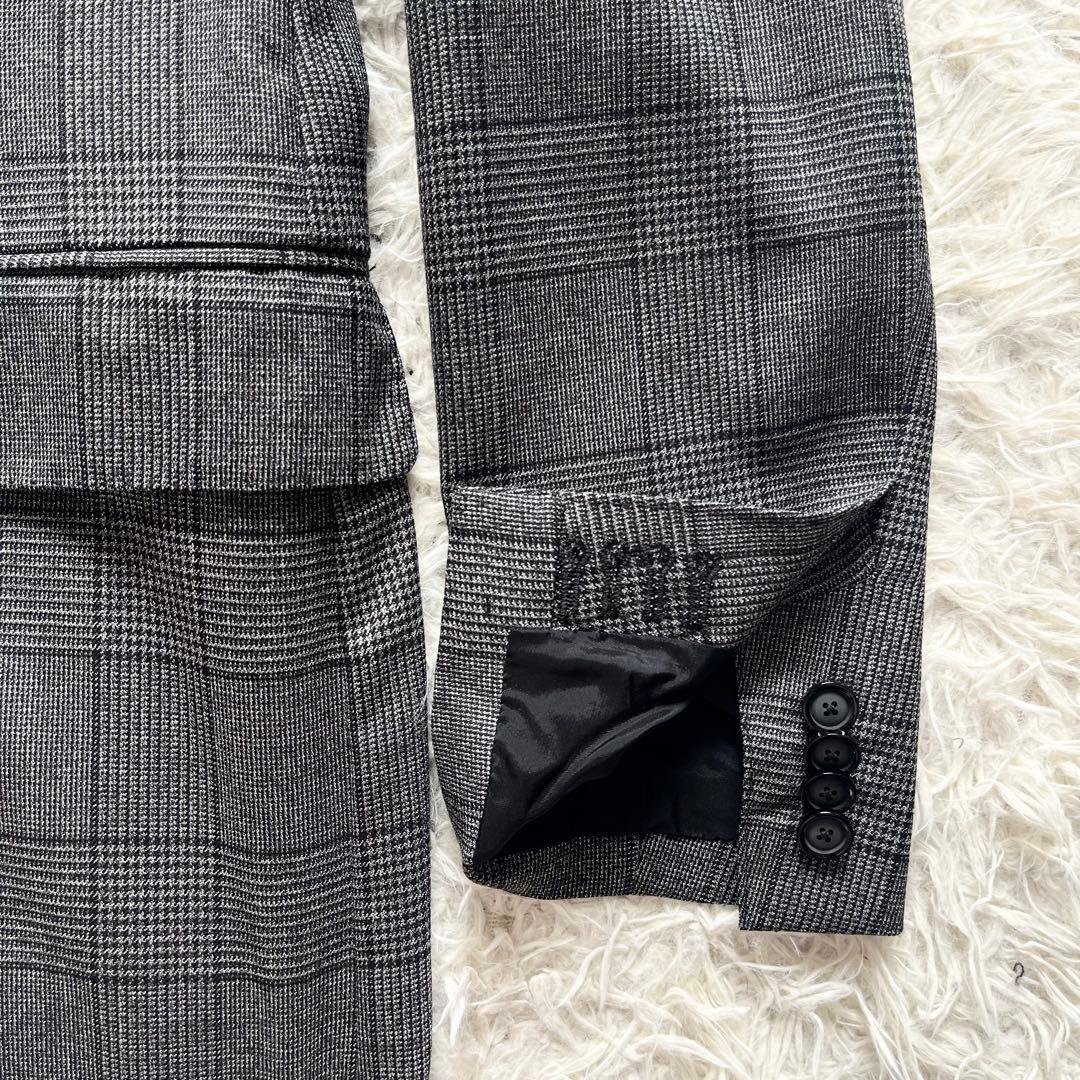 <極美品>TAGLIATORE 新ロゴ グレー ウール ジャケット サイズ44