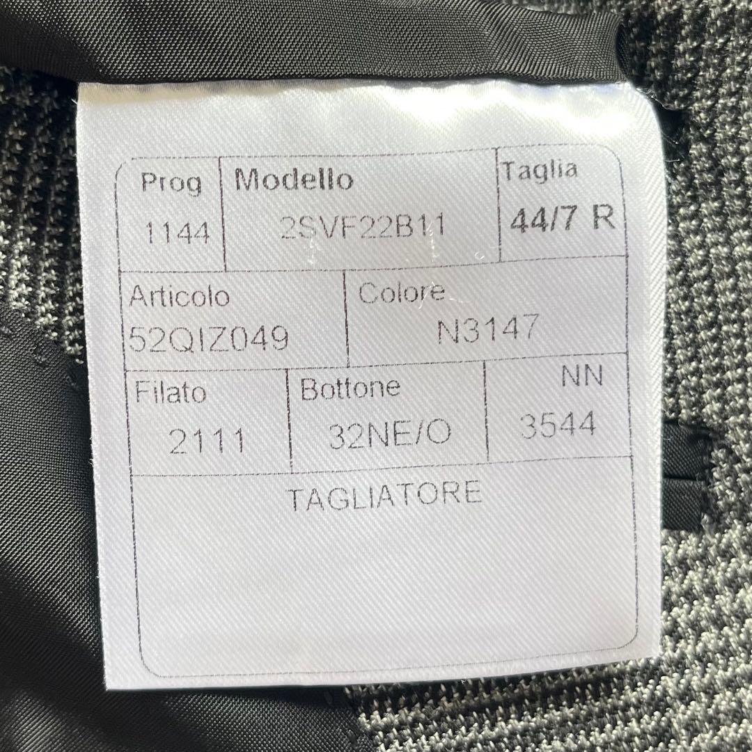 <極美品>TAGLIATORE 新ロゴ グレー ウール ジャケット サイズ44