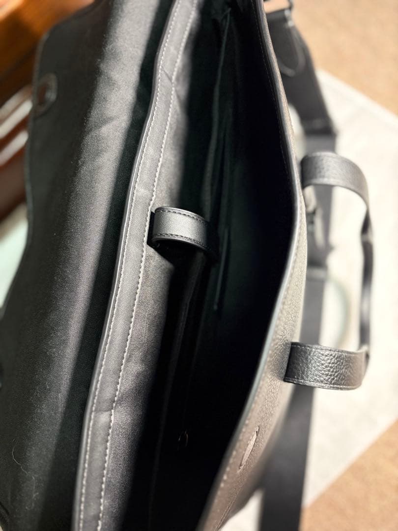 美品　COACH コーチビジネスバッグ　ブラック