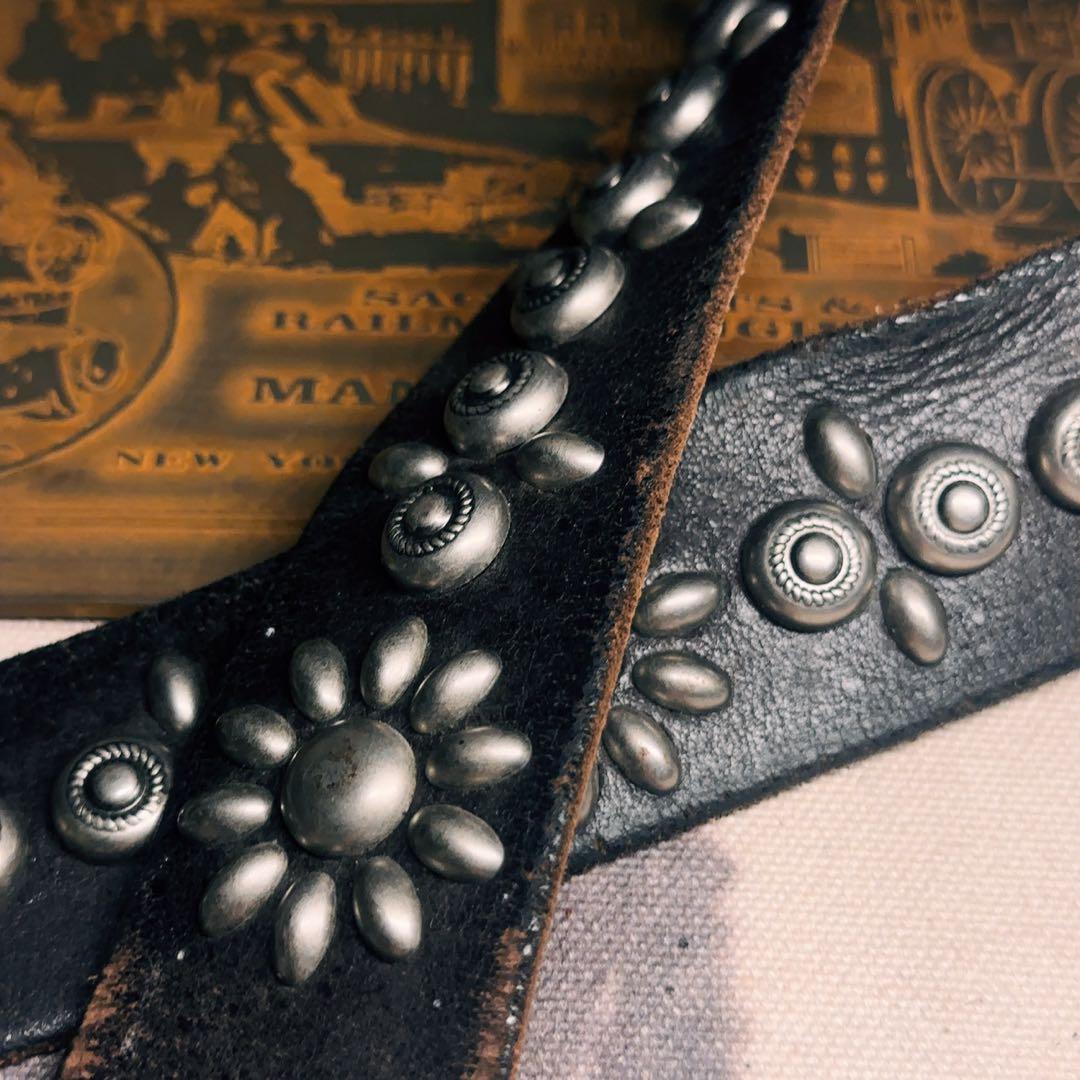 RRL の廃番レザーベルトです。