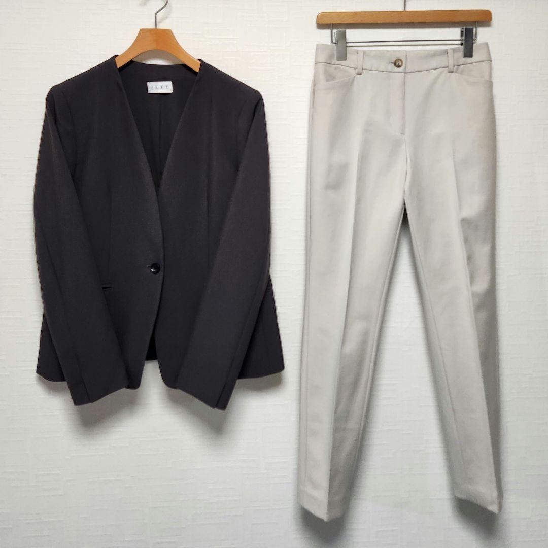 プラステ　レディース　ビジネス　フォーマル　ジャケット　パンツ　セット