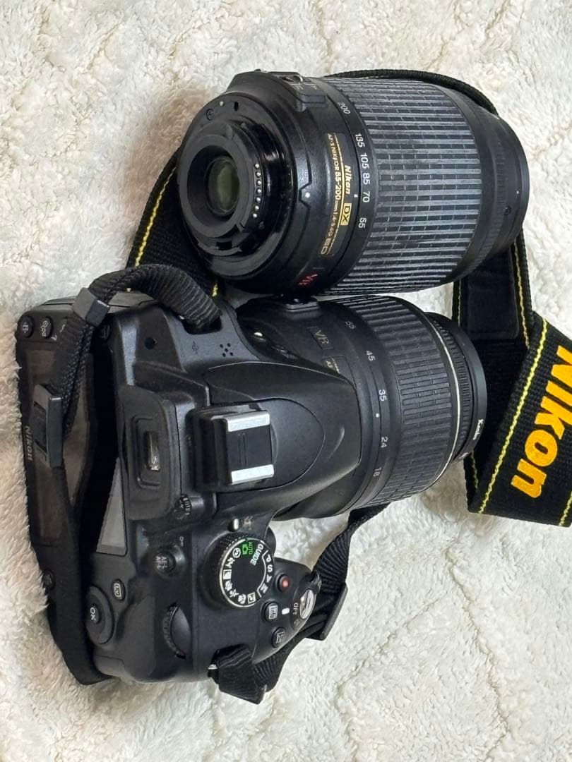 Nikon D3200 デジタル一眼レフカメラレンズ付き➕55-200mmレンズ