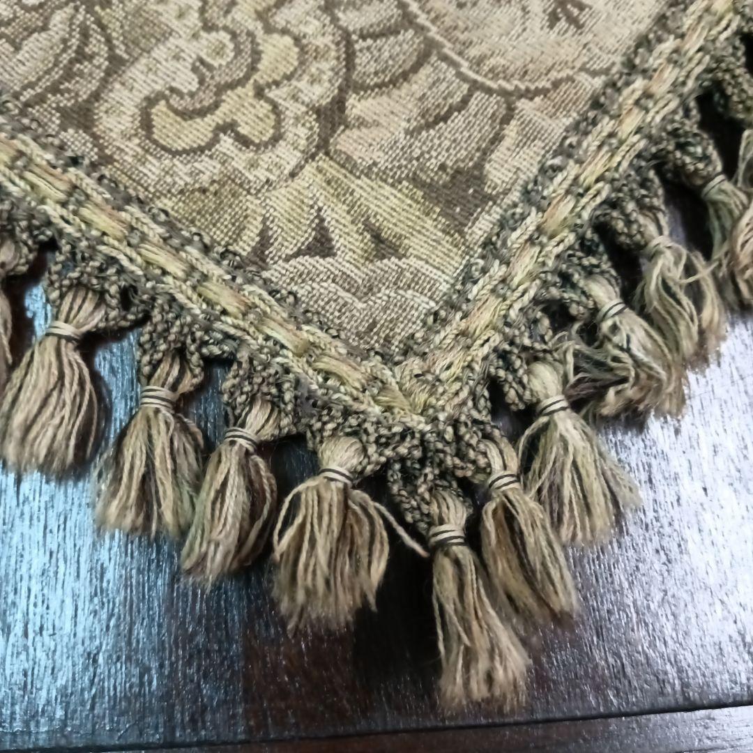 フランス　ヴィンテージ 花柄　ラグ カーペット ブロカント