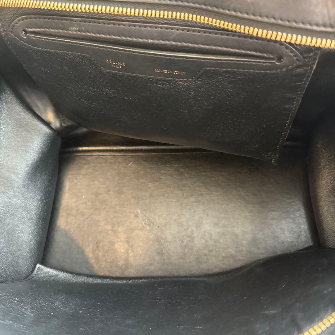 CELINE クロコダイル型押し ハンドバッグ