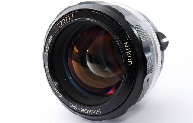 Nikonレンズ NIKKOR-S.C Auto 55 F1.2  単焦点レンズ