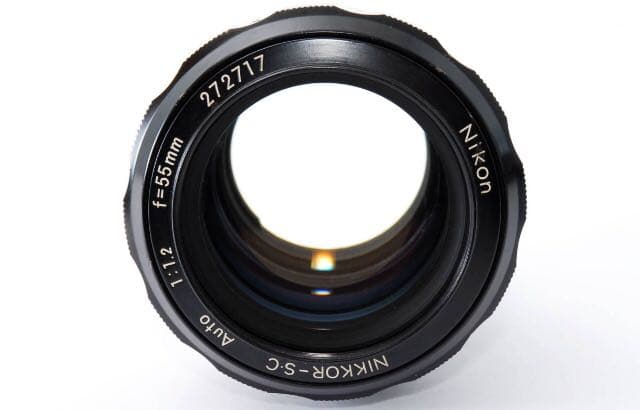 Nikonレンズ NIKKOR-S.C Auto 55 F1.2  単焦点レンズ