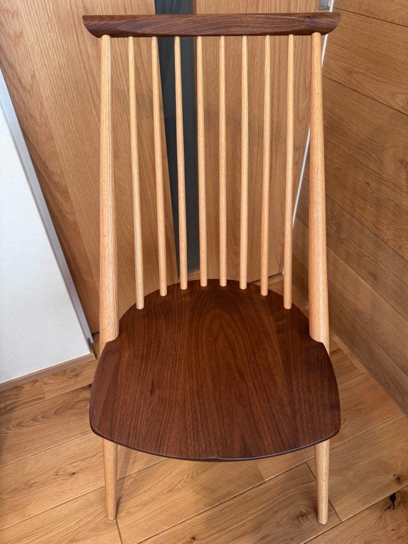 【MATSUTAKEUME】シビルチェア2脚(ウォールナット&オーク)