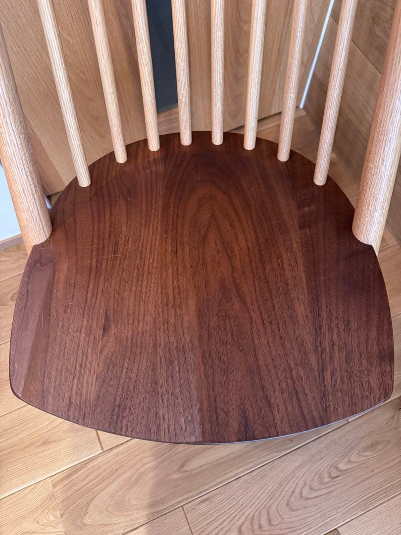 【MATSUTAKEUME】シビルチェア2脚(ウォールナット&オーク)