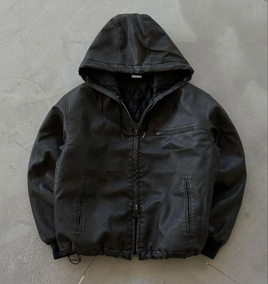 完売品　Lサイズ　WISHFOREVER 2WAYフードブルゾン