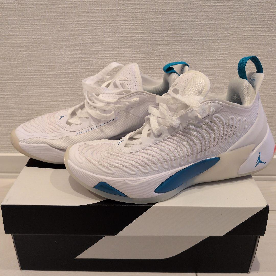 ナイキ ジョーダン ルカ 1 PF ホワイト/ネオ ターコイズ 26cm