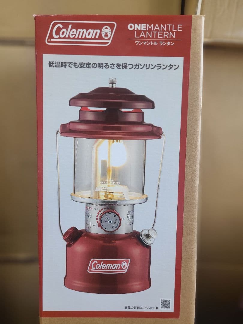 【新品】コールマン 286A ワンマントルランタン 赤