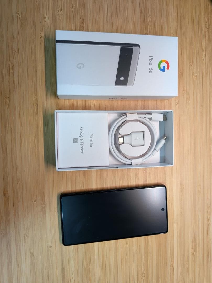 Google Pixel 6a ホワイト 本体 充電ケーブル付き