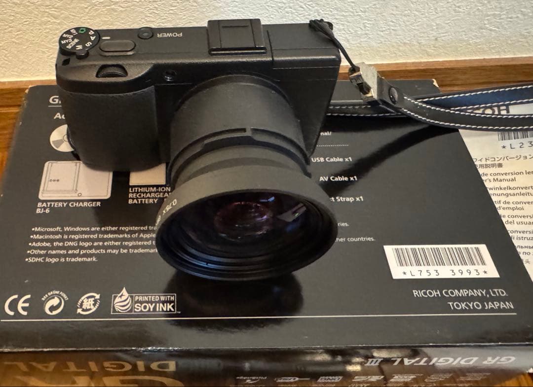 RICOH GR DIGITAL Ⅲ ワイドコンバージョンレンズGW-3付
