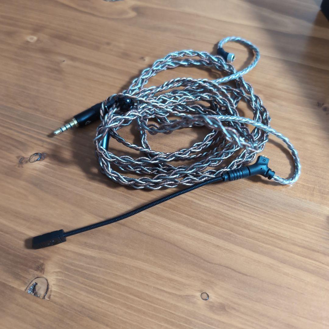 SIMGOT EM6L リケーブル可能イヤホン ブームマイクリケーブル付