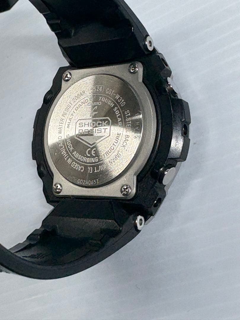 箱付・美品❗️CASIO・G-STEEL・GST-W310-1AJF・電波ソーラー