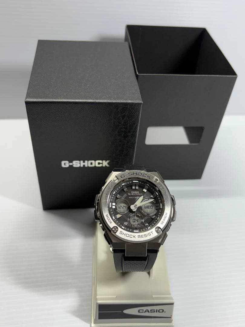 箱付・美品❗️CASIO・G-STEEL・GST-W310-1AJF・電波ソーラー