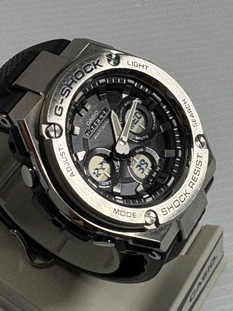 箱付・美品❗️CASIO・G-STEEL・GST-W310-1AJF・電波ソーラー