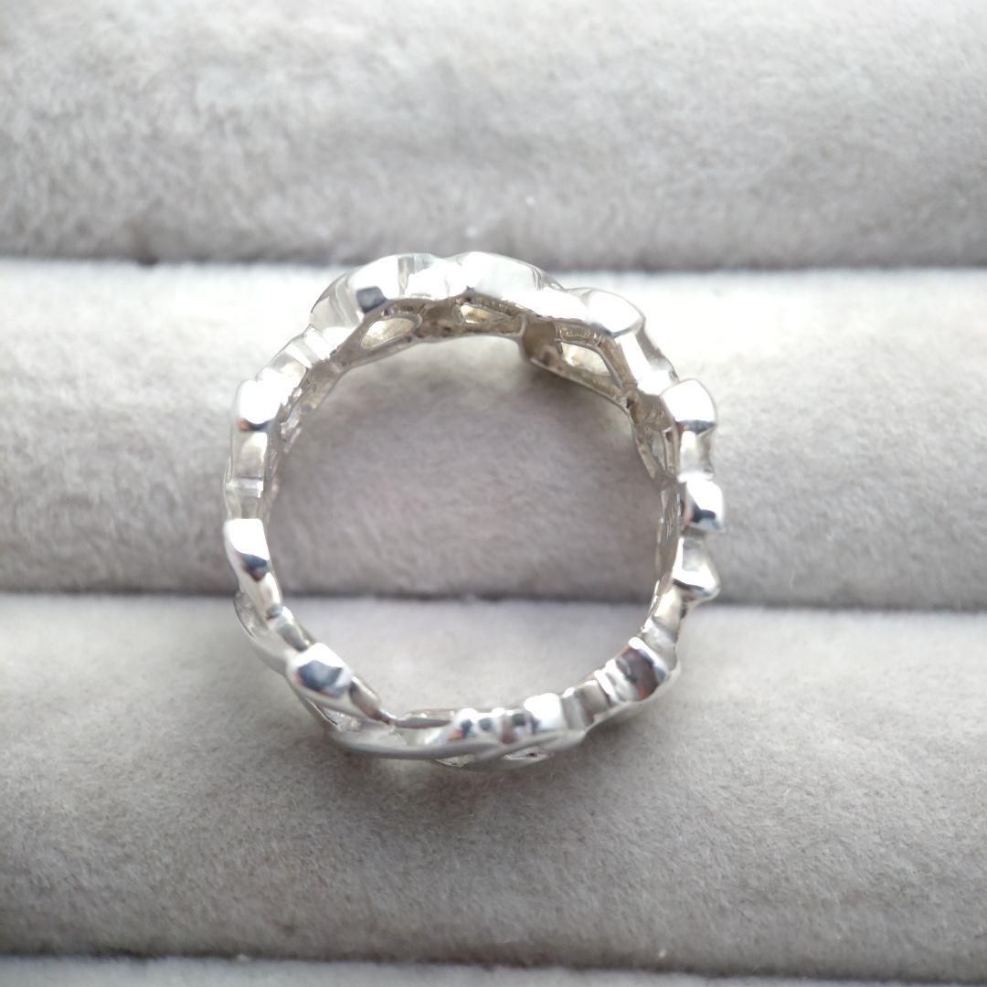 TIFFANY＆Co.ラブ＆キス　シルバーリングSV925 11.5号