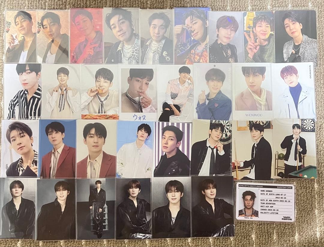 SEVENTEEN セブチ トレカ まとめ売り セット ウォヌ