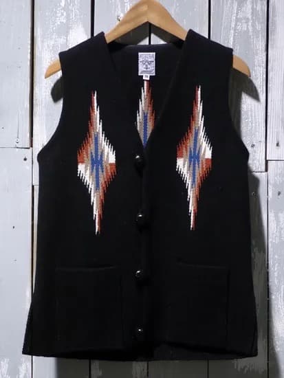 ORTIEGA'S オルテガ チマヨ ベスト 36 ブラック