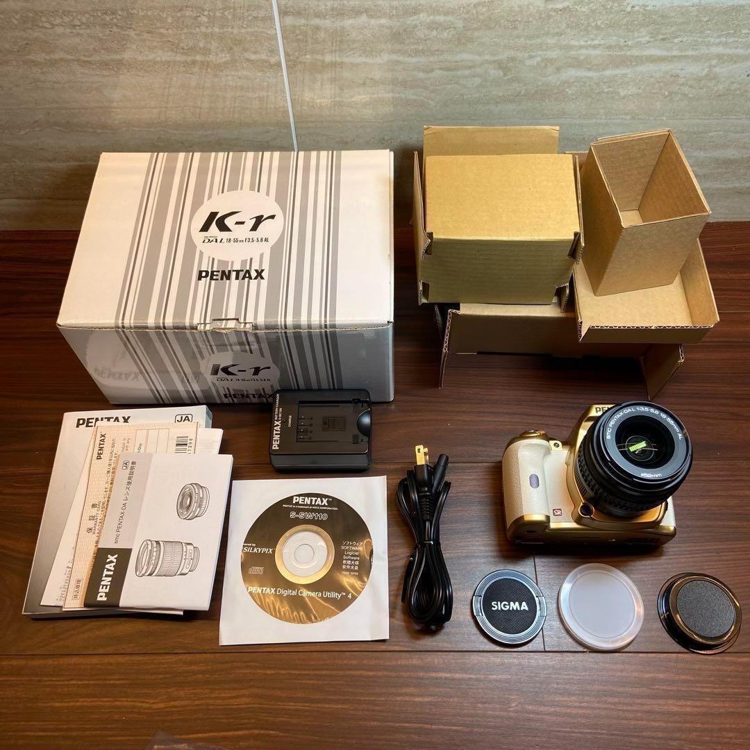 PENTAX K-r レンズキット 一眼レフ ほぼ新品 3383