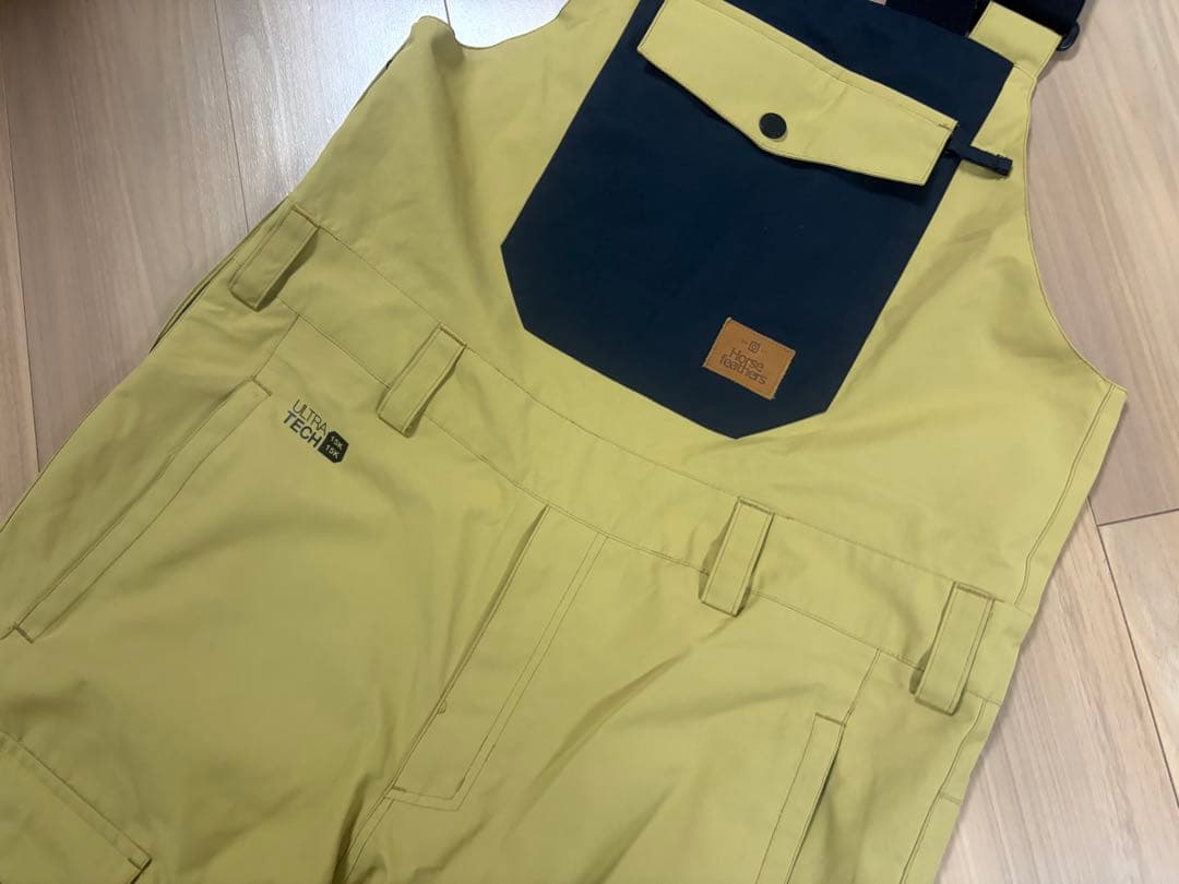 ★超美品★お洒落　ホースフェザーズ　MEDLER　ビブパンツ　スノーボード