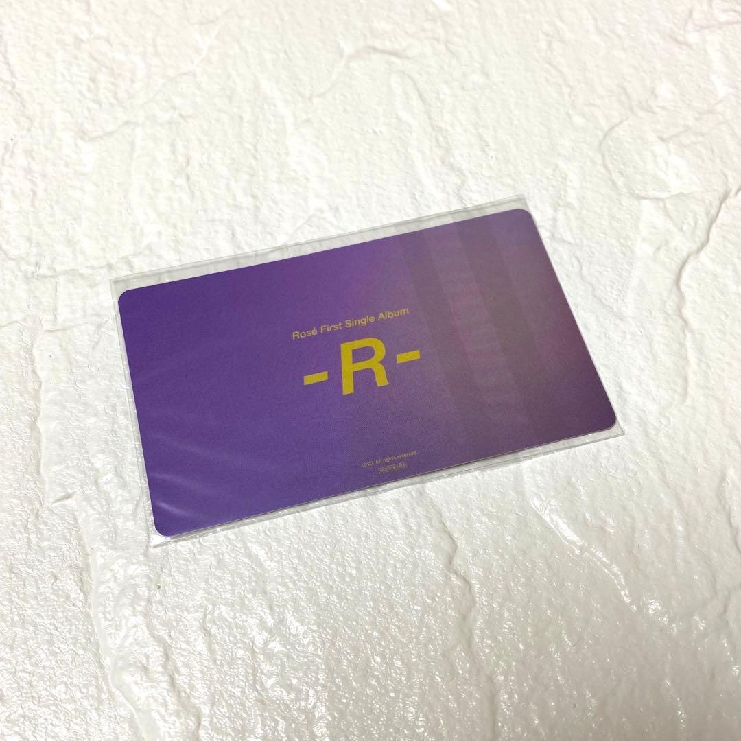 BLACKPINK ロゼ R ユニバーサル特典 トレカ