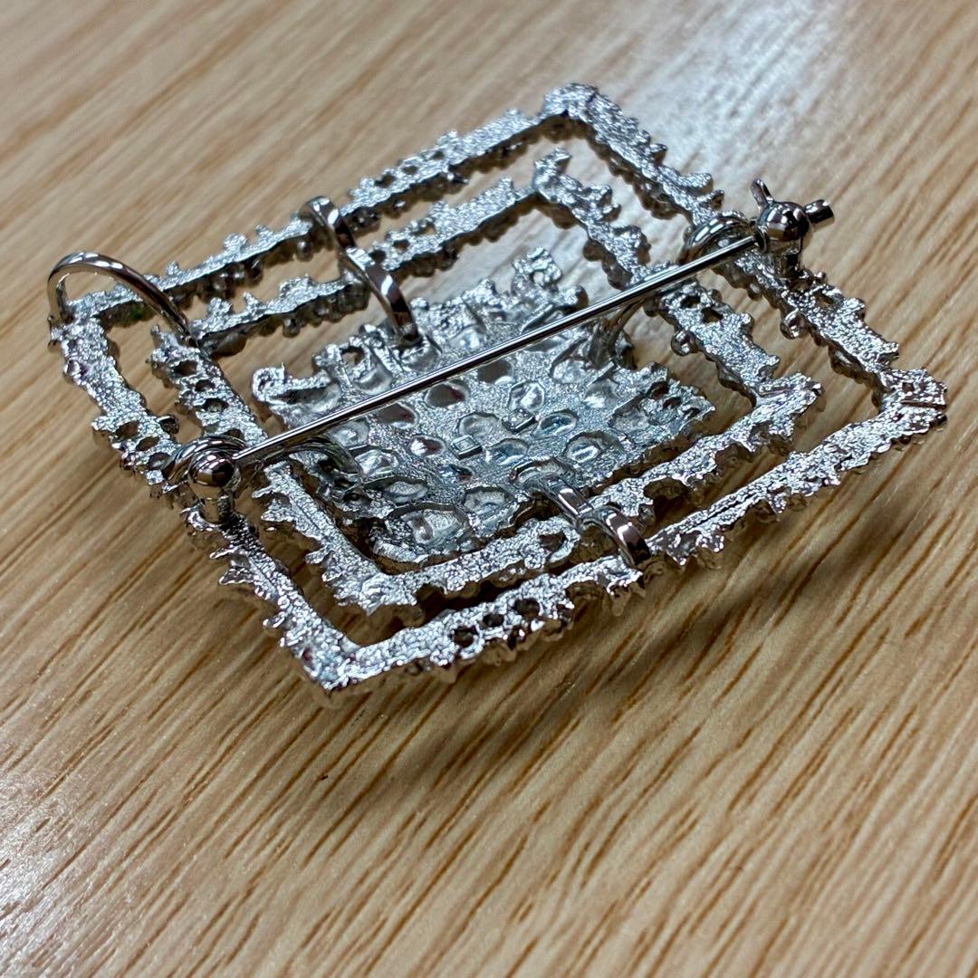 □田崎真珠TASAKI ヴィンテージ パール/シルバーブローチ兼ペンダントトップ